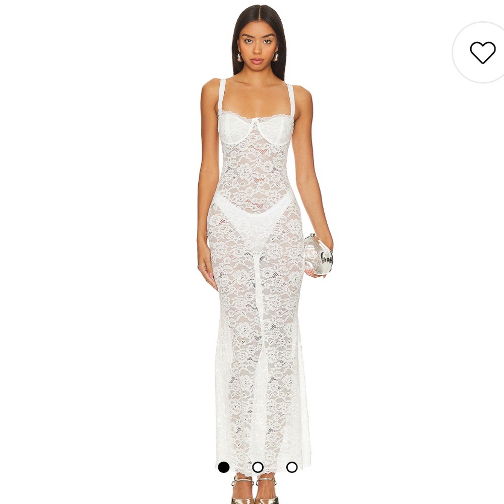 Kaia Slip Dress in White